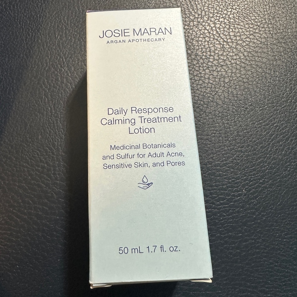 Josie Maran argan apothecary daily response calming treatment lotion new in box